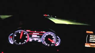 Emergency hard braking from 300km/h Audi A8L 462HP / 1041NM V8 BiTurbo