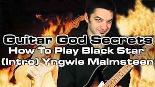 How To Play Black Star Intro by Yngwie Malmsteen - Free Guitar Lessons