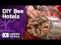 Give native bees a home in your garden with these easy DIY bee hotels | Gardening Australia