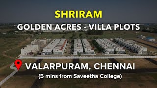 SRIPERUMBUDUR PLOTS FOR SALE, CHENNAI | SHRIRAM GOLDEN ACRES #plots #land #sriperumbudur #sale