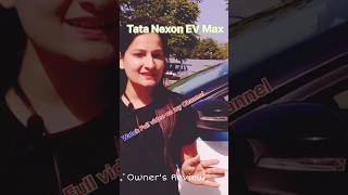14000KM Nexon EV Max 🚀 Owner's review | #nexon #nexonev #nexonevmax #ev #tatamotors #shorts
