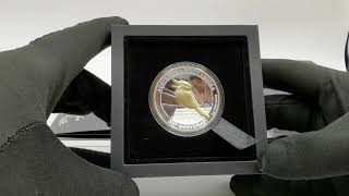 Australian Kookaburra 2020 2oz Silver Proof Gilded High Relief Coin