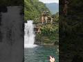 Dive and explore beautiful waterfalls with Linnea #travel #waterfall