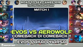 COMEBACK DI COMEBACK • EVOS vs AEROWOLF | Match 1 • The Final Showdown