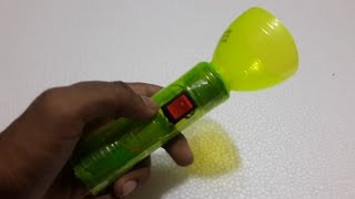 Make Amazing Flashlight With Plastic Bottle - Creative Idea with plastic Bottle
