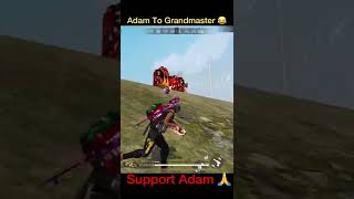 Adam To Grandmaster Top1😜Adam iq😮Please Support Ak2v Gamer #shorts #grandmaster #adam #kidop