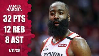 James Harden passes 20,000 points, drops 32 in 28 minutes vs. Timberwolves | 2019-20 NBA Highlights