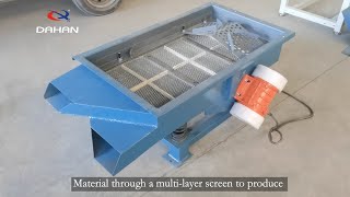 510 type linear vibrating screen laboratory special equipment