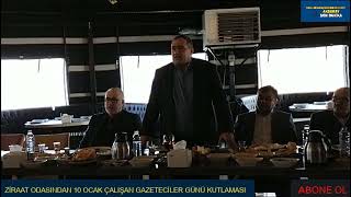 AKSARAY ZİRAAT ODASINDAN GAZETECİLER GÜNÜ KUTLAMASI