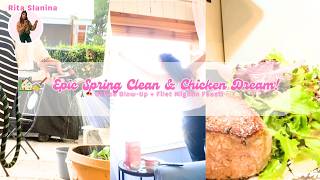 🎀ALL DAY HOUSEKEEPING FOR SPRING 🎀// Bathroom 🛁Glow Up, Cooking, & Home Office Built For Chickens 🐔✨