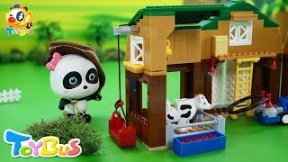 Baby Panda's Farm | Fire Dragon Ruins Kiki's Farm | Farm Story | Toy Story | ToyBus