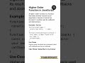 Higher Order Functions in JavaScript | Simple Explanation 💡 #javascript #coding #functions #webdev