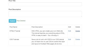 Delete Data from Mysql Table using OOP in PHP