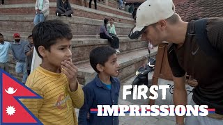 OUR FIRST TIME IN NEPAL | CRAZY KATHMANDU |
