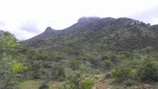 Arunachalam Inner Walk and Giripradakshina. Holy Mountain in Tiruvannamalai.