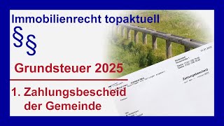 Grundsteuer 2025 - den Zahlungsbescheid der Gemeinde überprüfen | Tutorial