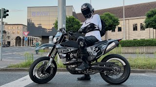 Evening ride with my Husqvarna 701/ RAW Exhaust