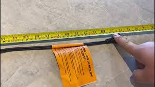 Power cord length measurement ECOWELL 21\