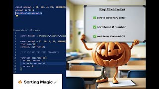P19 - Why array.sort() in JavaScript Doesn’t Work As You Expect#coding #react #interview #trending