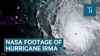 NASA footage shows a 'potentially catastrophic' Hurricane Irma