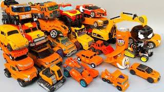 Orange Car \u0026 Superhero Toy the Last Dance - Transformers Robot Tobot Transformation Stopmotion Movie