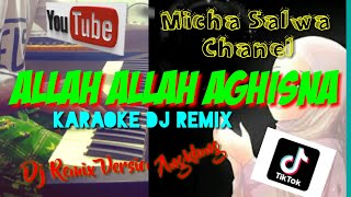 Allah Allah Aghitsna Ya Rosulallah|Sholawat Karaoke|Dj remix angklung|tik tok|Fuul bas + Lirik
