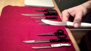 Dan the Knife Man:Cutco Sales Representative explains the difference between Cutco and Average.