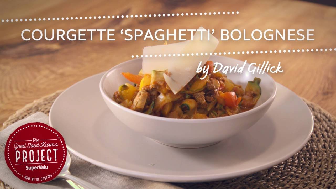 Courgette Spaghetti Bolognese - YouTube