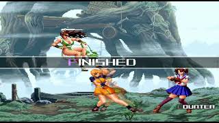 KOF MUGEN Mai shiranui VS Maria \u0026 Asuka