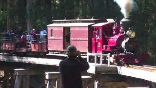 Puffing Billy footplate experience.( HD)