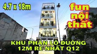 Bán nhà phố quận 12. đường tô ngọc vân phường thạnh xuân ngay chợ minh phát vừa ở vừa làm công ty