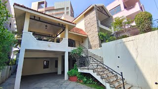 #commercial JUBILEE HILLS 4 BHK SEMI FURNISHED TRIPLEX VILLA FOR SALE HYDERABAD ELIP PROPERTY #drone