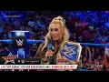 charlotte flair becky lynch and carmella come face to face smackdown live aug. 14 2018