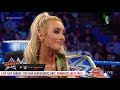 charlotte flair becky lynch and carmella come face to face smackdown live aug. 14 2018