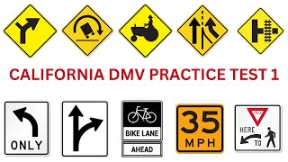 📢 California DMV Practice Test 1 - Updated for 2024! 🚦