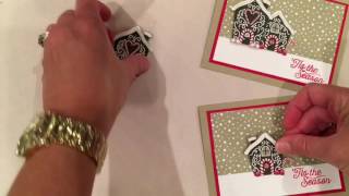 Sabella Styles - Snowy Houses Christmas Card