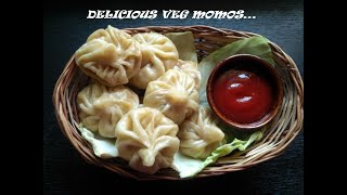 Simple Veg Momos - Must Try - Dumplings - వెజ్ మోమోస్ - வெஜ் மோமோஸ் - वेज मोमोस - ವೆಜ್‌‌ ಮೊಮೋಸ್‌‌