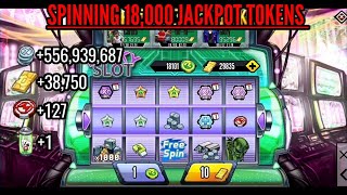 MGG | Spinning 18,101 Jackpot Tokens + Evo Center Upgrade