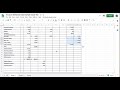 8 column worksheet tutorial