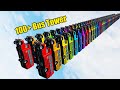 Сars Tower Fall Crashes - Beamng drive