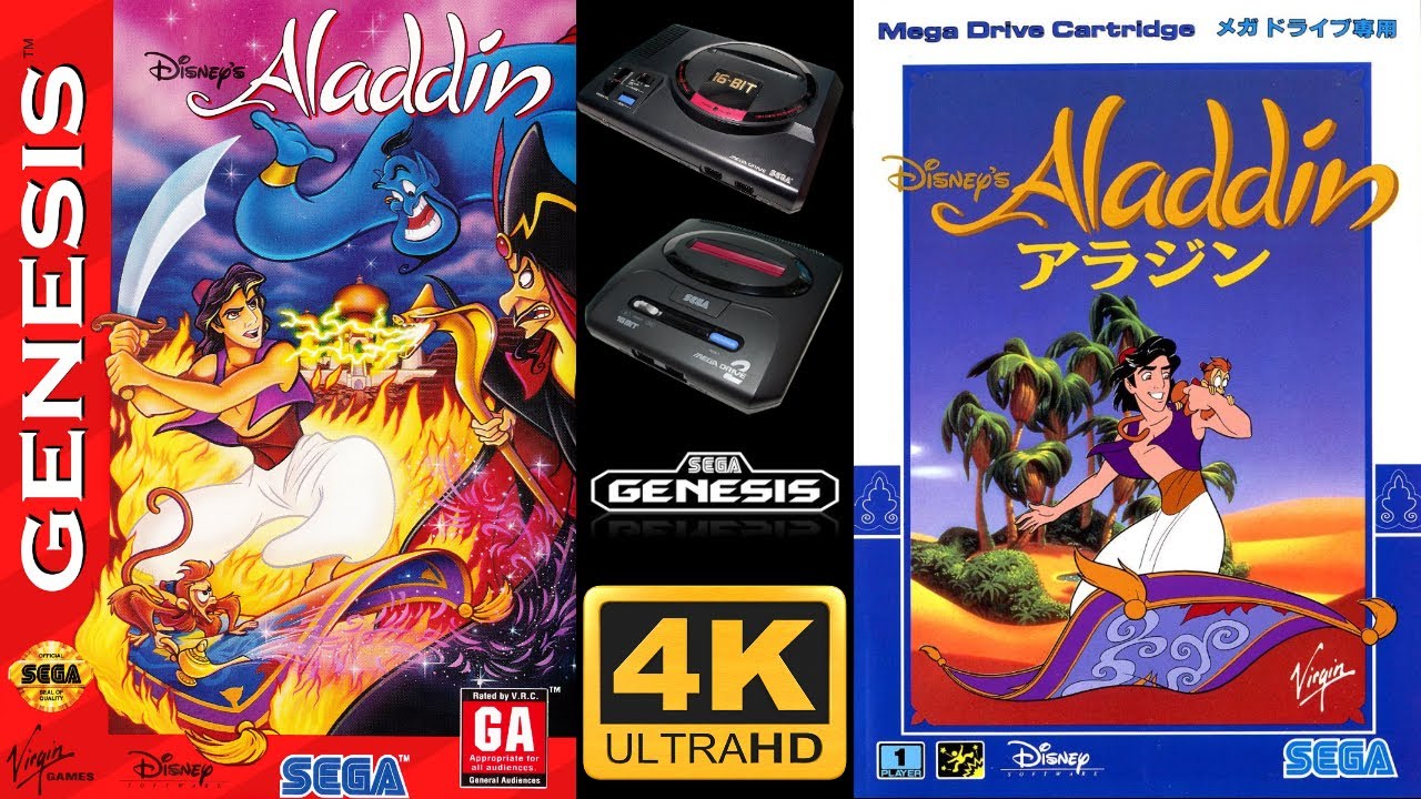 Disney's Aladdin [SEGA GENESIS/MEGA DRIVE] Longplay Walkthrough Full ...