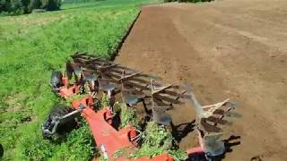 Claas Axion 850 ploughing with Kuhn Varimaster 153 part 2 (pure sound, no edit))