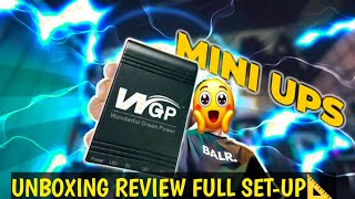 2025 Special Discount 🤩 Mini UPS 10400 Mah Battery 🔋 Updated New Version Unboxing With Full Setup