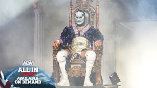 AEW World Champion MJF's Main Event Entrance at Wembley Stadium | AEW All In London 8/27/23