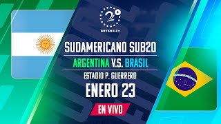 ARGENTINA VS BRASIL SUDAMERICANO SUB 20 EN VIVO