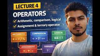 JavaScript Operators Explained | Arithmetic, Comparison, Logical & Ternary | Lecture 4