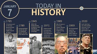 What HAPPENED in History TODAY? 🏺📖 | On This Day January 7 (2025)