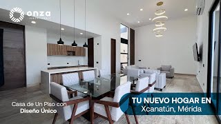 Tu Nuevo Hogar en Xcanatún, Mérida 🌿 | Casa de Un Piso con Diseño Único