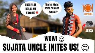 SUJATA UNCLE INVITES US! TO HOTEL || SUJATA KHAREL FAMILY