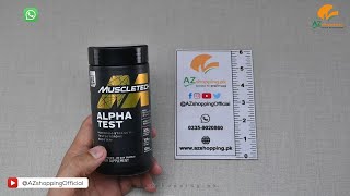 Muscletech Pro Series – Alpha test – Maximum Strength testosterone Booster for Men – 120 Capsules